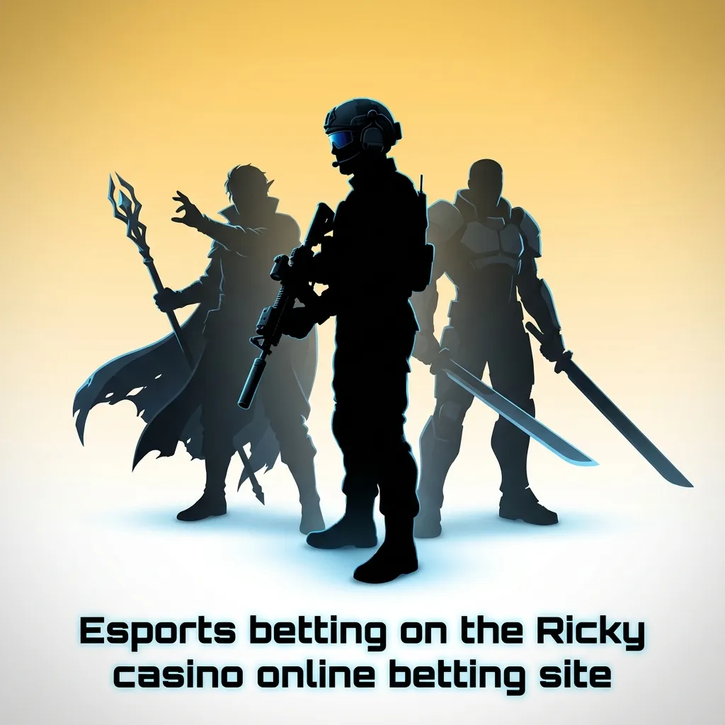 Esports betting site page showing Dota 2, CS2, LoL and StarCraft odds, markets and live in-play options on Ricky casino.