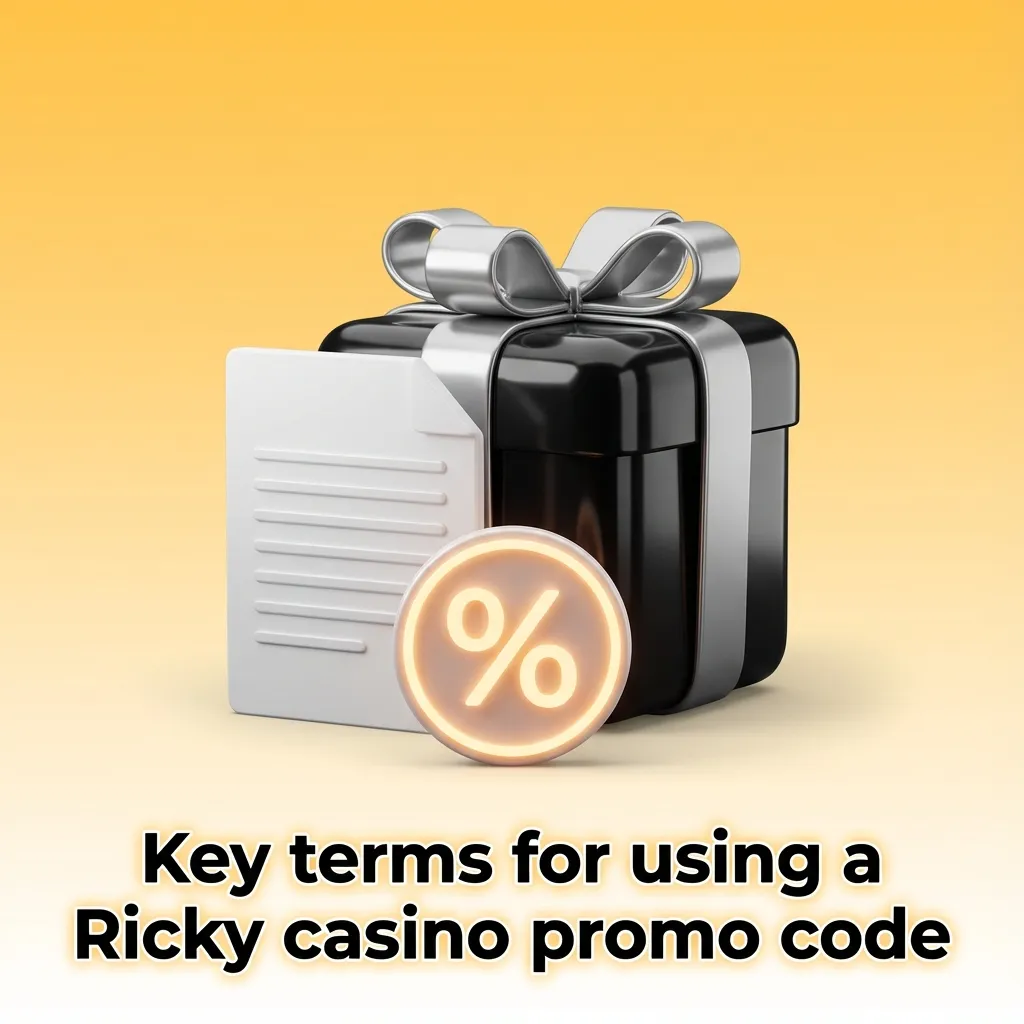 Key terms list for using a Ricky casino promo code in Australia, highlighting eligibility, bonuses, wagering and time limits
