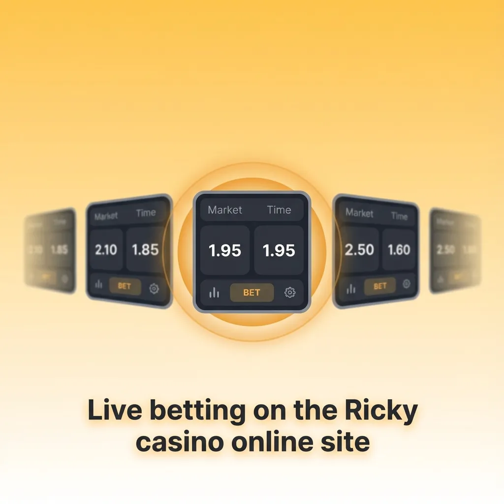 Ricky casino live betting interface showing dynamic odds updates for AFL, NRL, football, tennis and cricket matches