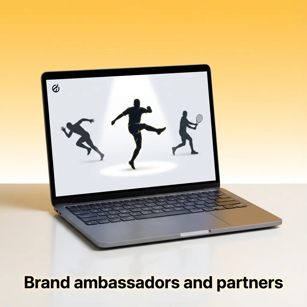 Illustration of Ricky casino branding connected to software and payment provider logos, no specific ambassadors shown