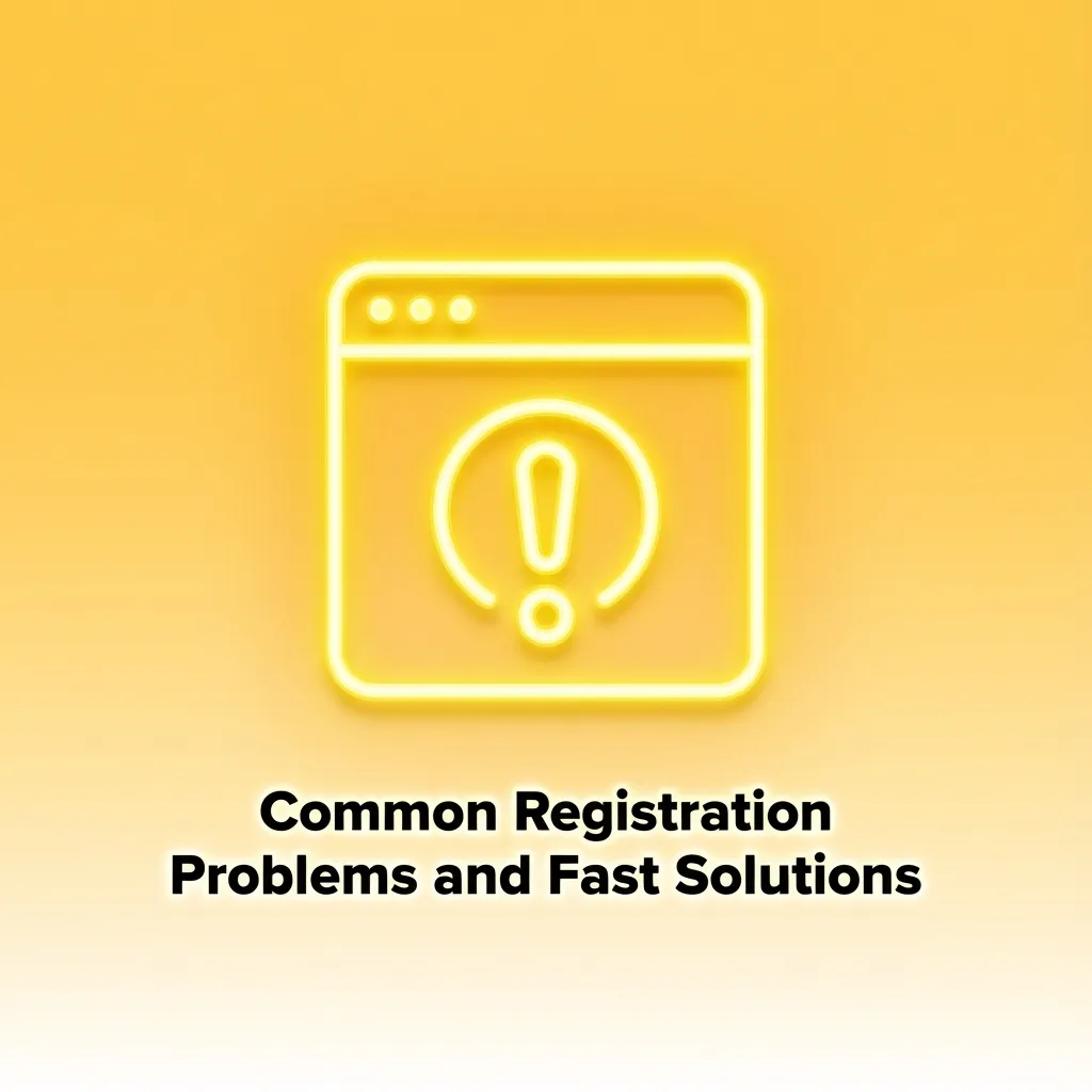 Infographic table listing common Ricky casino sign-up problems with brief, step-by-step solutions