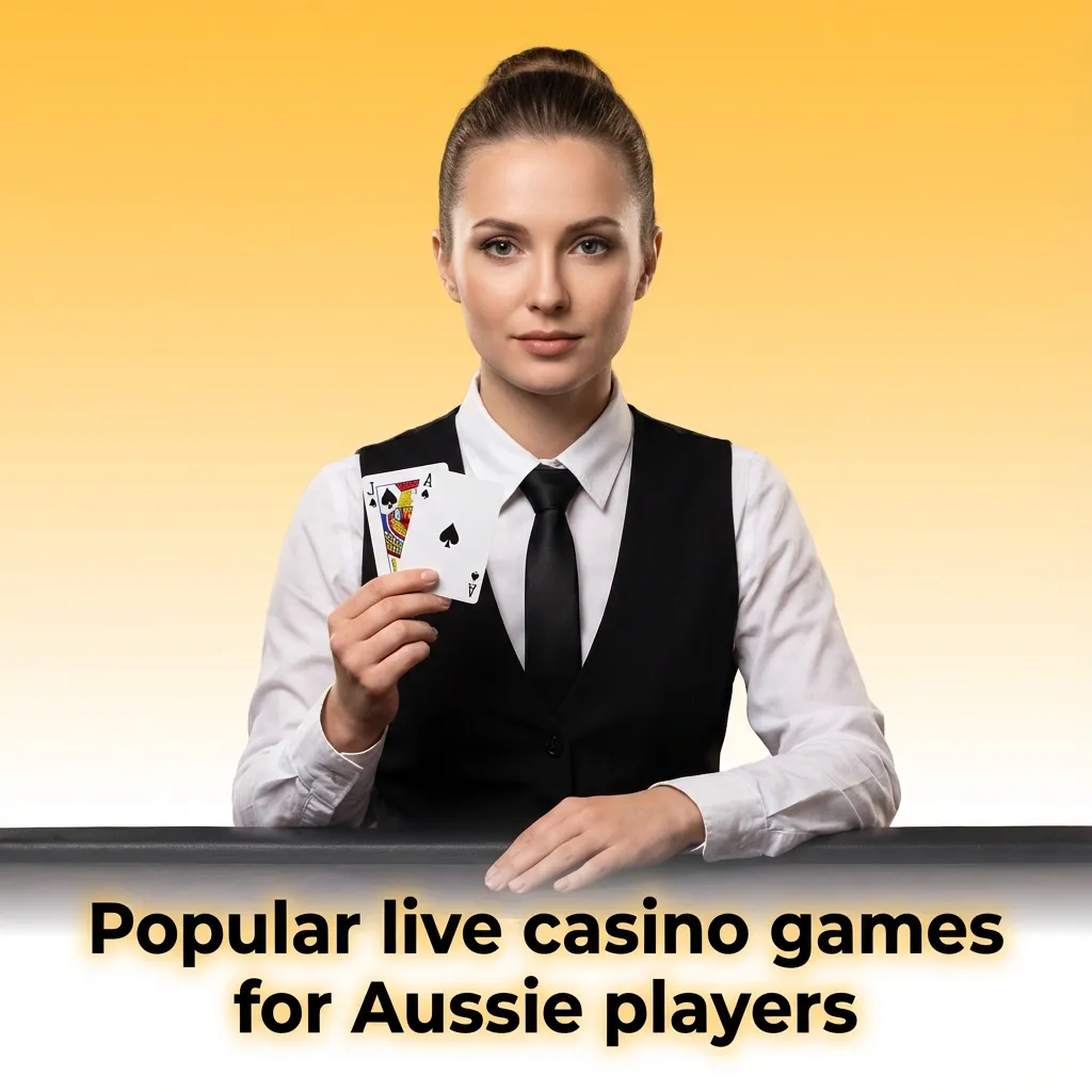 Collage of live casino games for Australian players, including roulette, blackjack, baccarat, big wheel and poker tables