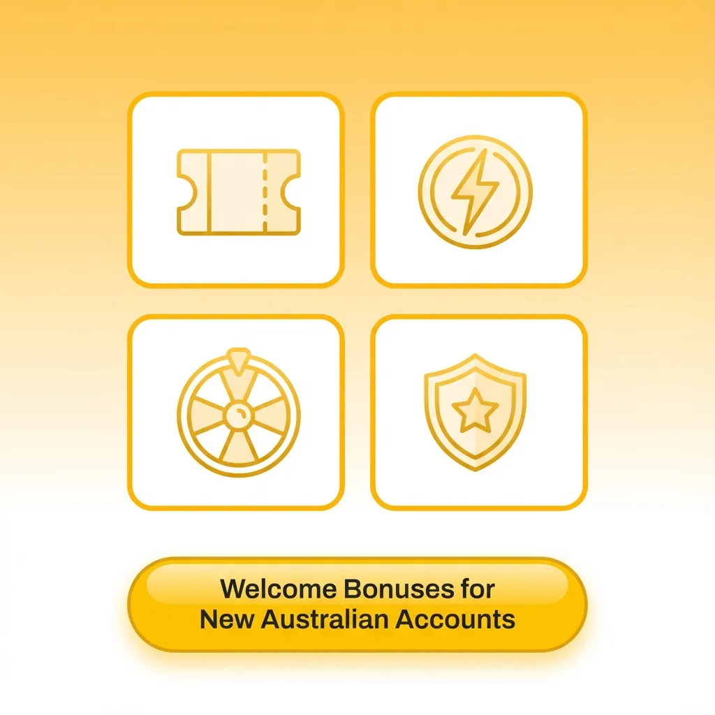 Banner showing “Welcome Bonuses for New Australian Accounts” with AU$7,500 / 2,400 USDT offer and 550 free spins on pokies
