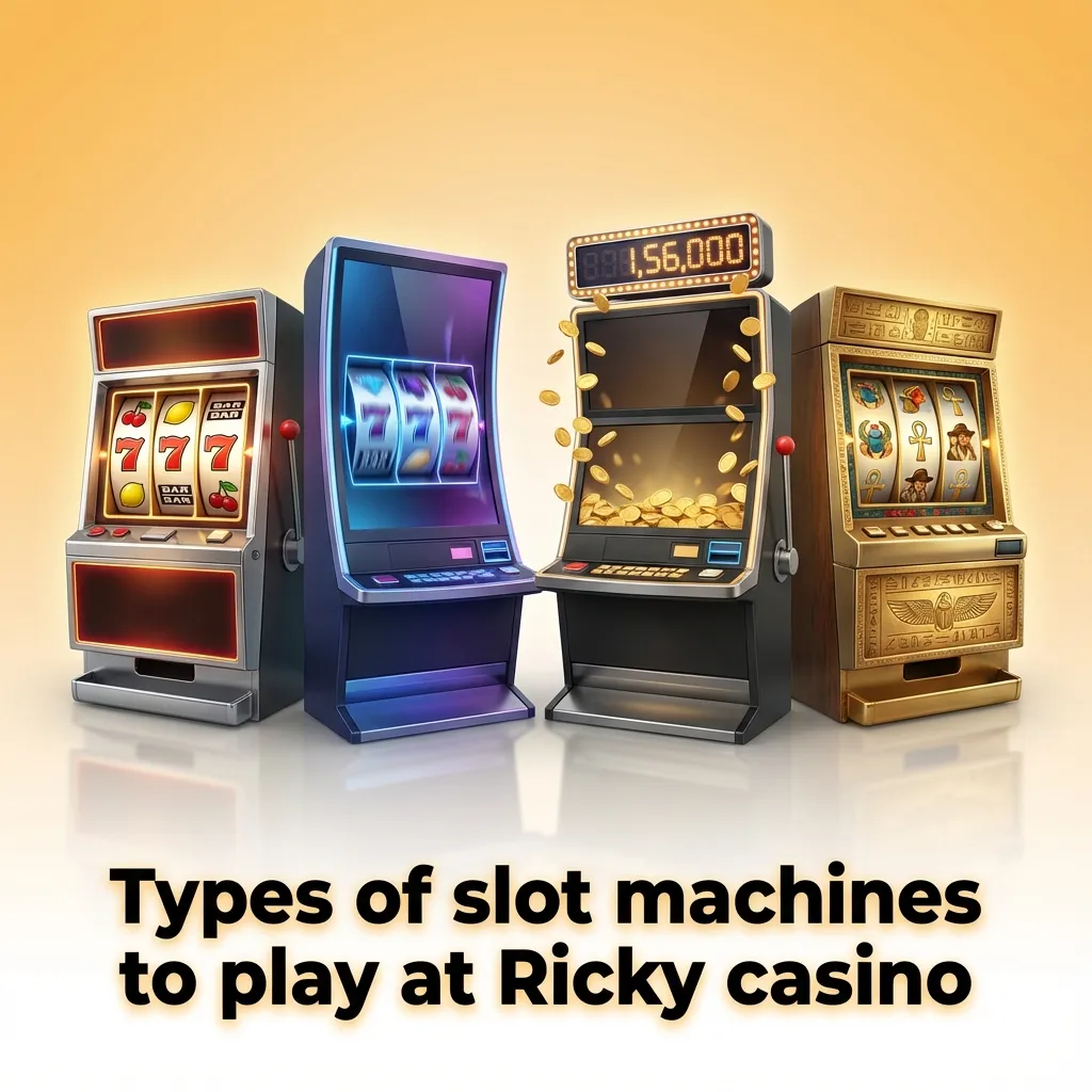 Casino slot machine lobby screen showing classic three-reel, video, jackpot, Megaways and themed slot game icons